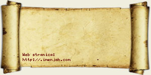 Isidora Pejčić vizit kartica